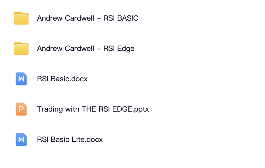 图片[2]-[Audio Course] RSI Complete Course Set by Andrew Cardwell-TheTrendFollowing