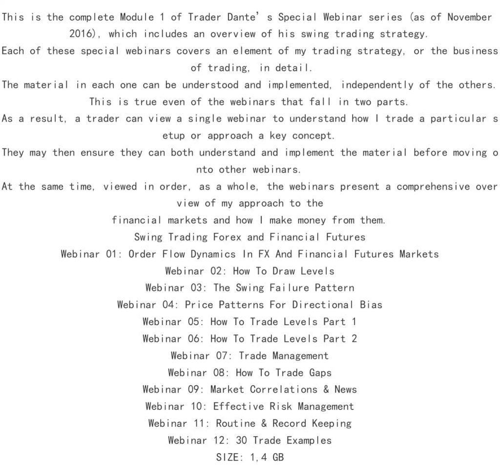 图片[1]-Trader Dante – Swing Trading Forex and Financial Futures-TheTrendFollowing