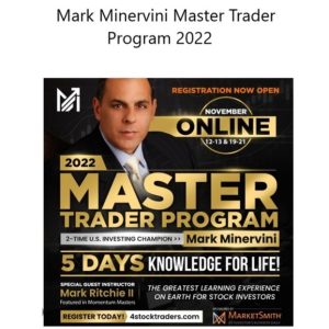 Mark Minervini Master Trader Program 2022 中英字幕机翻-TheTrendFollowing