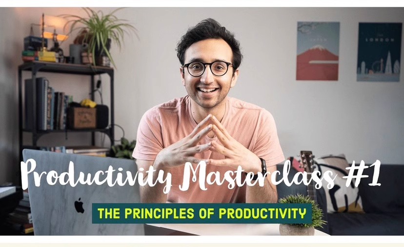 Ali Abdaal – Productivity Masterclass – Principles-趋势跟踪之道