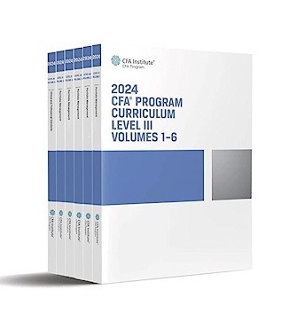 CFA 2024 Program Curriculum Level 3 Volume 1-6