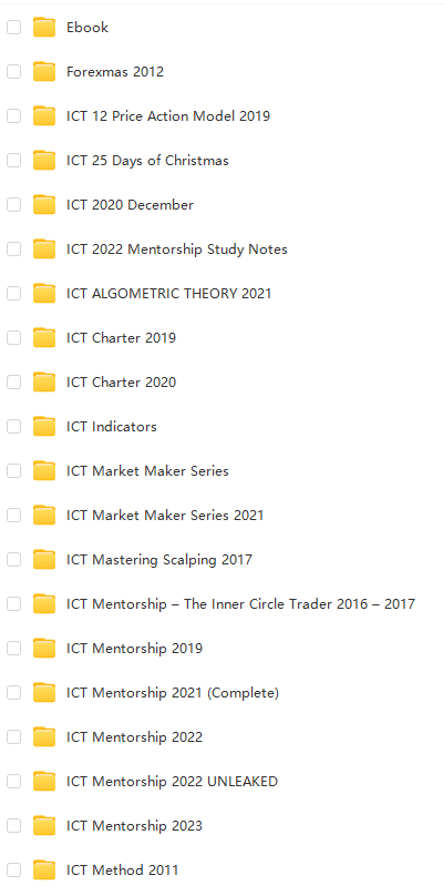 图片[2]-Inner Circle Trader ICT Course Collection 2011 – 2025  all for future updates-TheTrendFollowing