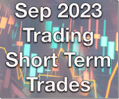 Dan Sheridan – Short Term Trades September 2023