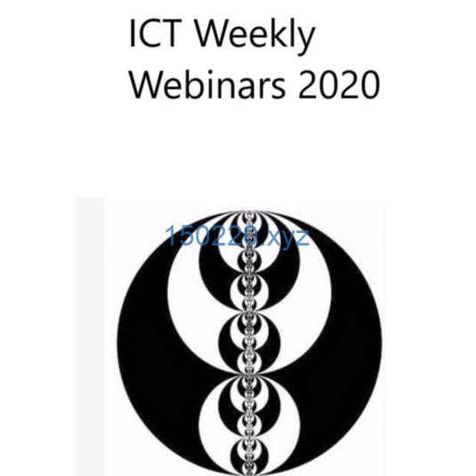 ICT 2020 Weekly Webinars-趋势跟踪之道