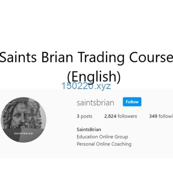 Saint Brian Trading Course Nov 2021 (English)