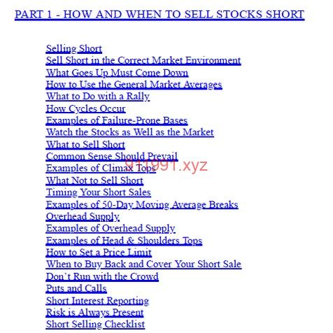 William O’ Neil How to Make Money Selling Stocks Short