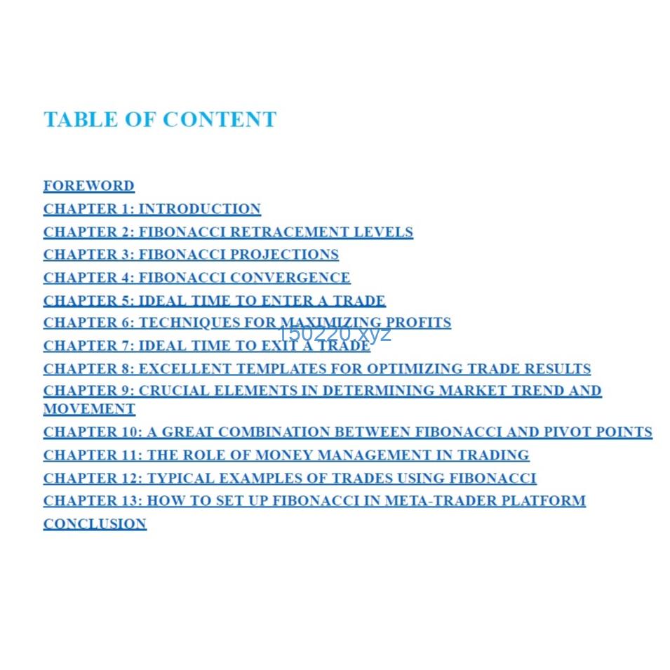 图片[2]-Secrets on Fibonacci Trading Mastering Fibonacci Techniques In Less Than 3 Days By Frank Miller-TheTrendFollowing