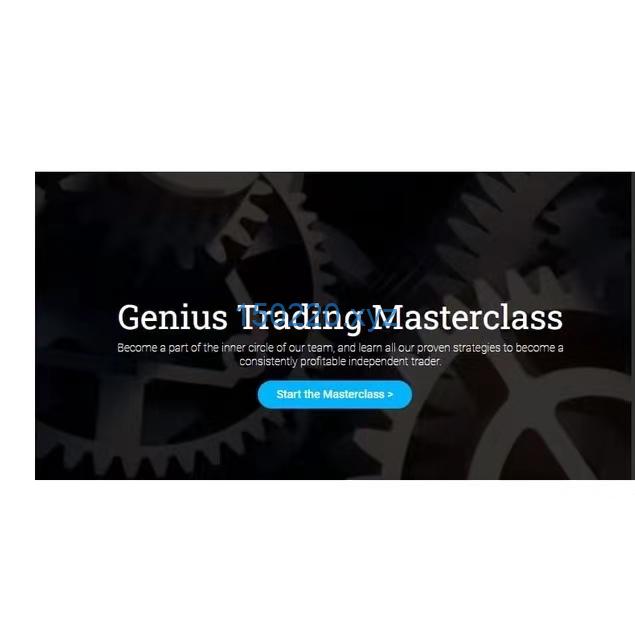 Genius Trading Masterclass-趋势跟踪之道