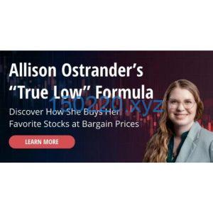 Simpler Trading Allison Ostrander's True Low Formula 2022 ELITE-TheTrendFollowing