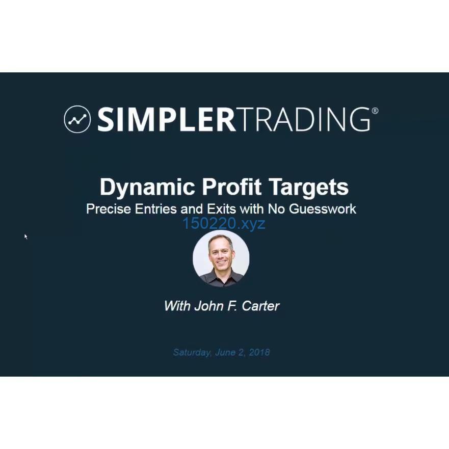 Simpler Trading – Dynamic Profit Targets Class by John Carter-TheTrendFollowing