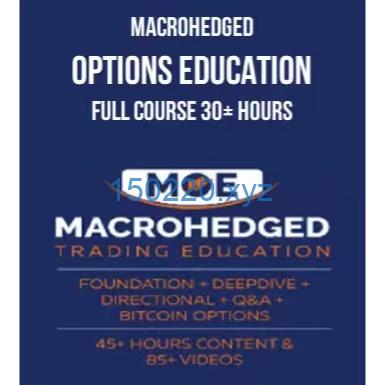 Macrohedged – Options Education FULL Course 30+ Hours-趋势跟踪之道