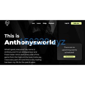 AWFX AnthonysWorld – 5 Day Bootcamp-TheTrendFollowing