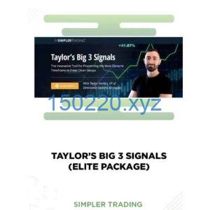 Taylor Horton's Big 3 Signals 2022 Elite Package - Simpler Trading-TheTrendFollowing