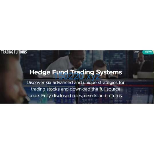 Trading Tuitions – Hedge Fund Trading Systems-趋势跟踪之道