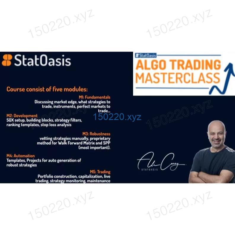 StatOasis – Algo Trading Masterclass-趋势跟踪之道