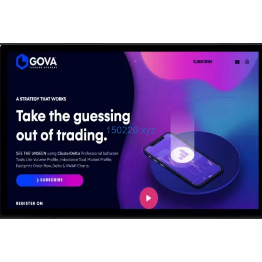 Gova Trading Academy – PRO COURSE Order Flow Strategy-趋势跟踪之道