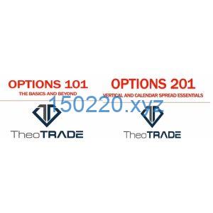 [3 Course Bundle] TheoTrade Don Kaufman Options 101, 202 & 301-TheTrendFollowing