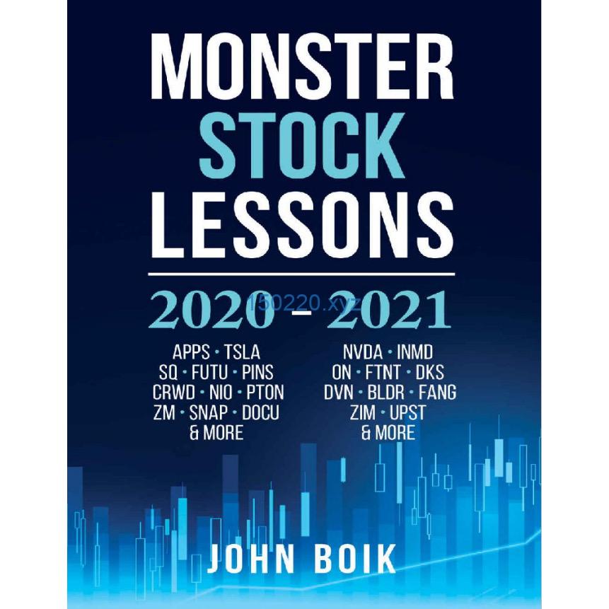 Monster Stock Lessons 2020-2021 John Boik